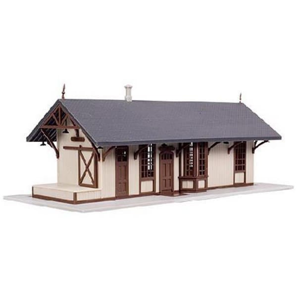 Atlas N Scale Maywood Station Kit Tan & Brown ATL2848 - main